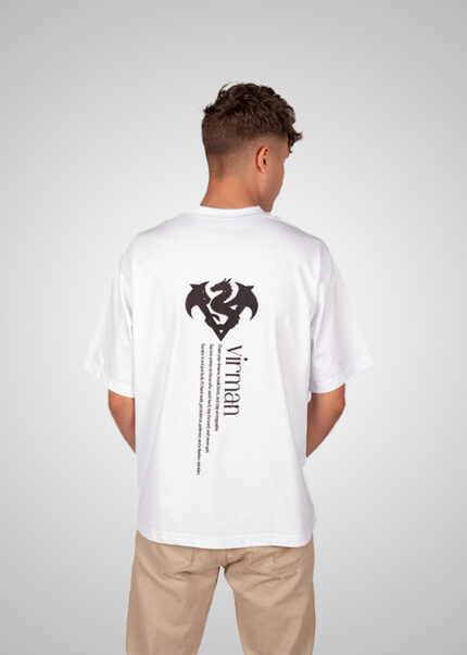 Virman Oversized T-Shirt ( White )